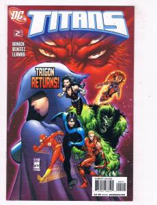 Titans #2 VF/NM DC Comics Comic Book Winick JLA Jul 2008 DE46