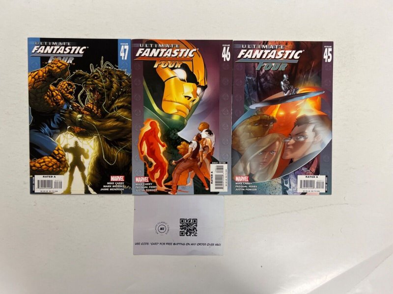 3 Fantastic Four DC Comic Books # 45 46 47 Superman Wonder Woman Flash 99 JS44