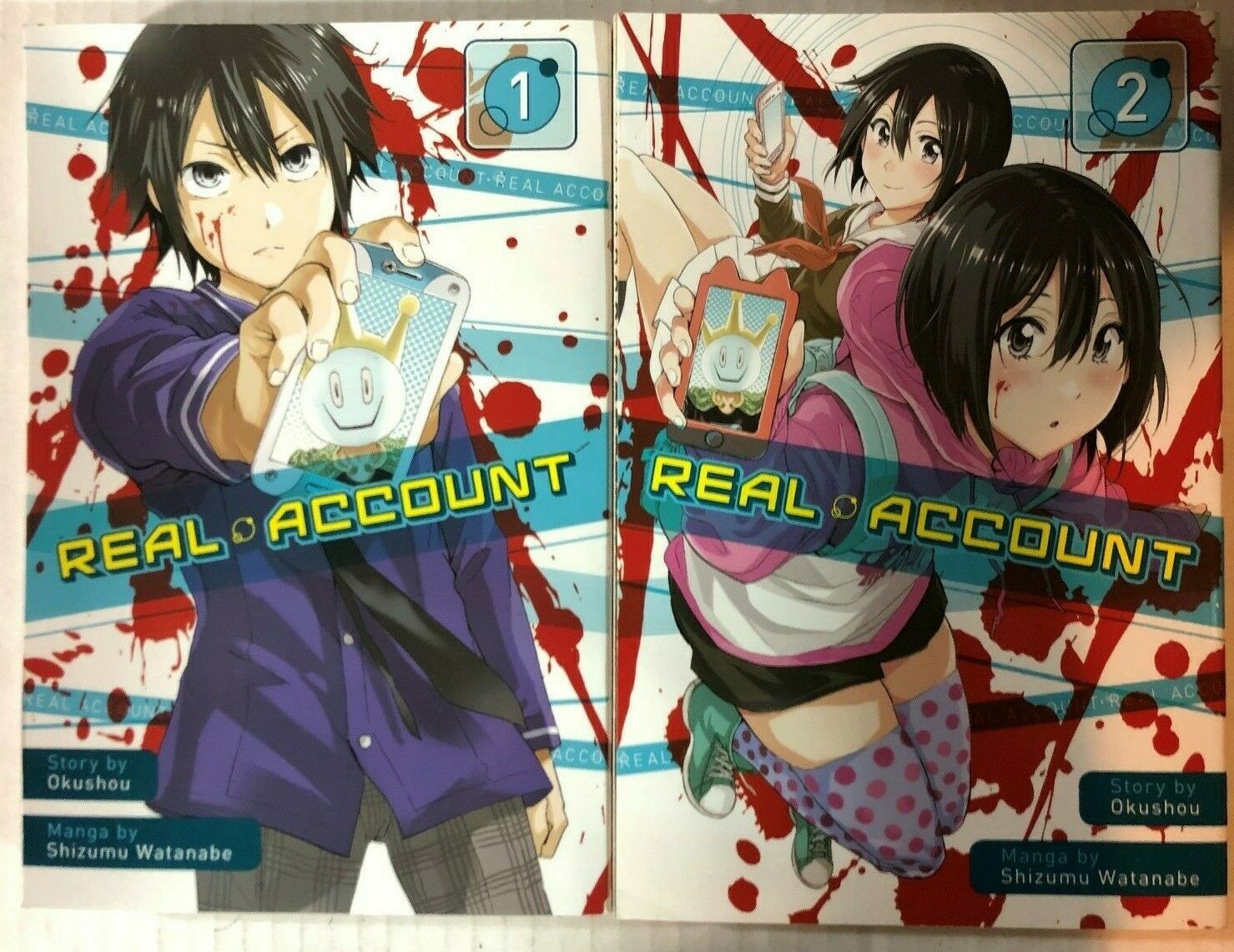 Real Account Volume 1 and 2 Paperback Manga Set Kodansha Comics | Comic  Books - Modern Age, Kodansha Comics USA / HipComic