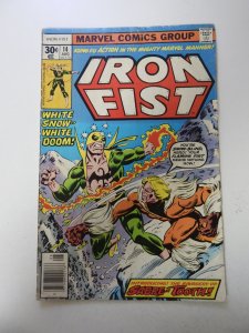 Iron Fist #14 (1977) 1st appearance of Sabretooth GD condition chew