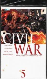 Civil War #5 (2006) Spider-Man