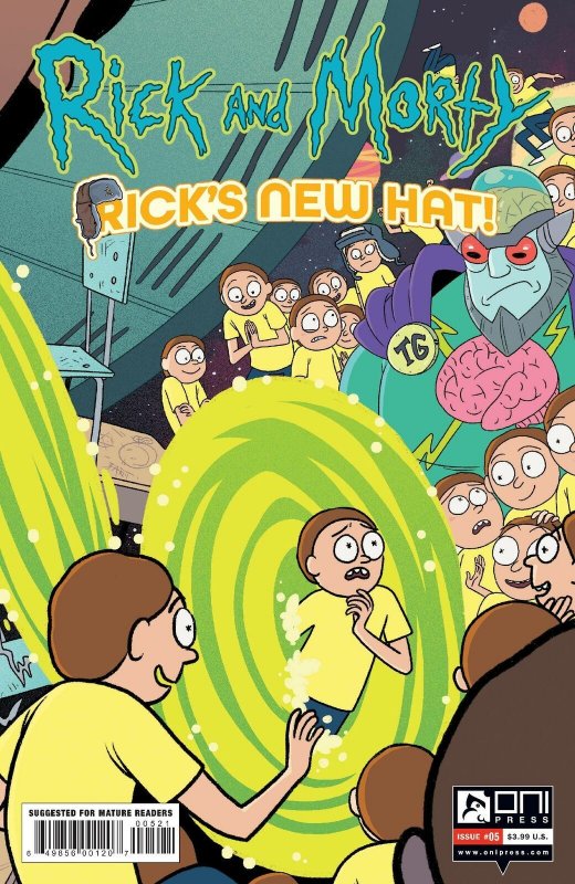 RICK AND MORTY RICKS NEW HAT #5 CVR B STERN 