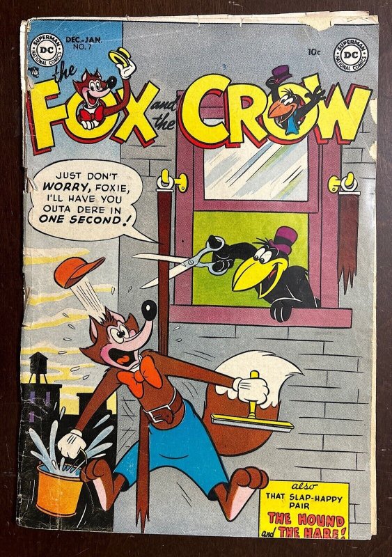 Fox and the Crow #7 Fair 1.0 DC Comics 1952