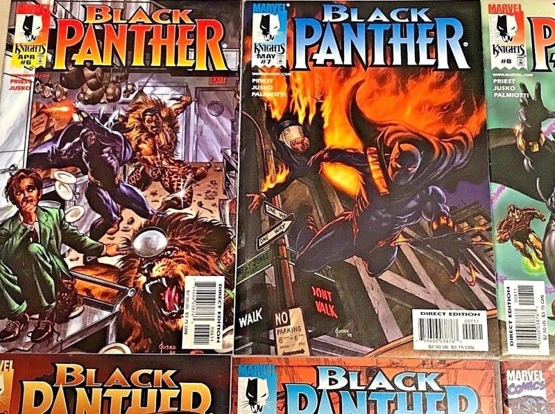 BLACK PANTHER#6-14 VF/NM LOT (8 BOOKS) 1998 CHRISTOPHER PRIEST MARVEL COMICS