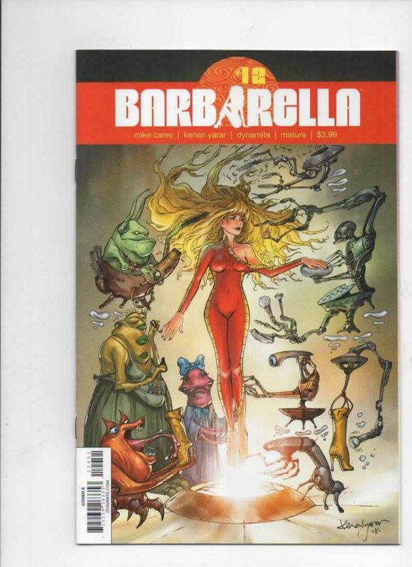 BARBARELLA #12 E, VF/NM, Yarar, 2017 2018, Sci-fi, more Good Girl in store