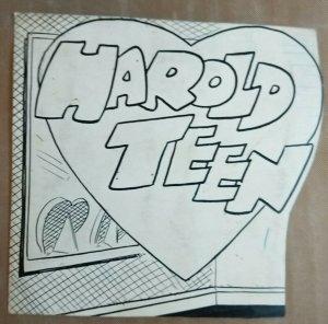 HAROLD TEEN by Carl Ed original comic strip art panel lot 