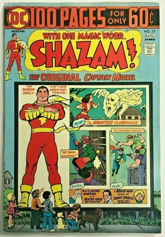 SHAZAM#13 VF 1974 GIANT 100 PAGES DC BRONZE AGE COMICS