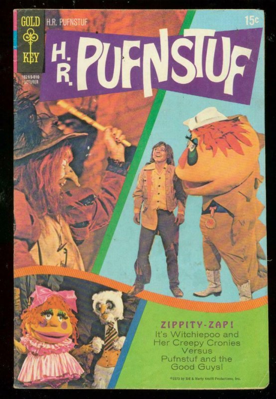 H.R. PUFNSTUF #1 1970-GOLD KEY COMIC-SID & MARTY KROFFT VG