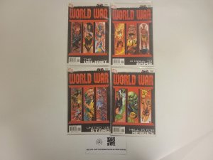 4 World War DC Comic Books #1 2 3 4 Series 22 TJ14