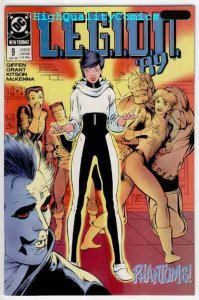 LEGION #9, NM+, Alan Grant,Keith Giffen, 1989, Dox, Lobo,  Second Chances