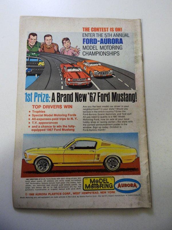 The Atom #28 (1967) VG Condition centerfold detached at 1 staple