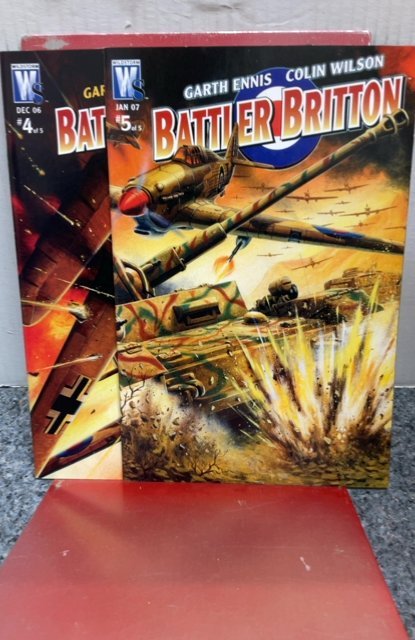 Battler Britton #1 -5 complete set all books vg or  better