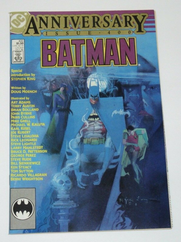 Batman #400 Stephen King Intro Bill Sienkiewicz Cover 1986 DC Comics VF/NM