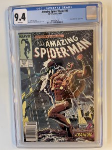 AMAZING SPIDER-MAN #293 CGC 9.4  - NewsStand - KRAVENS LAST HUNT PART 2