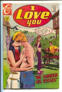 I Love You #79 1969- Charlton-shared kisses-mature themes-rare-12¢ cover pric...