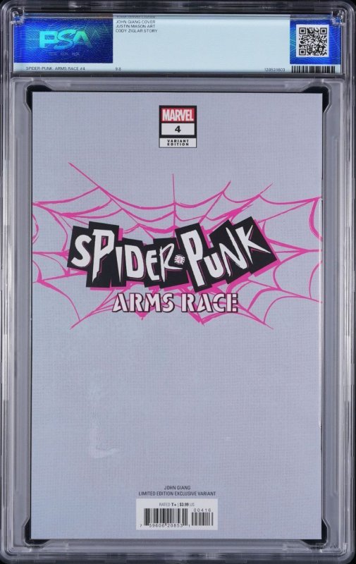 Spider-Punk: Arms Race #4 Giang Cover (2024), PSA Graded 9.8