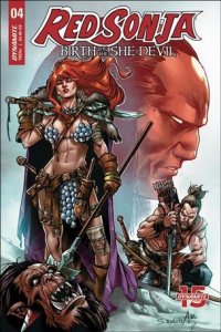 Red Sonja: Birth of the She-Devil 4-B Sergio Davila Cover VF