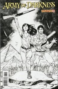 Army of Darkness (2012) 1-C Tim Seeley Black and White 1:10 Cover VF/NM