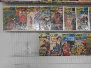 Huge Lot of 72 Comics W/ Classics Illustrated and Illustrated Stories Avg VG/FN