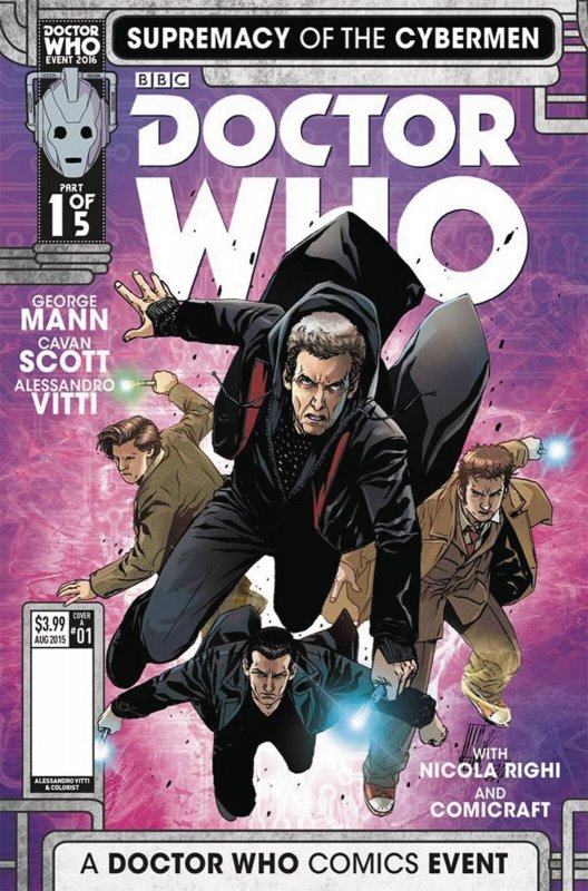 Doctor Who Supremacy Of The Cybermen #1 (Cvr A Vitti) Titan Comics Comic Book