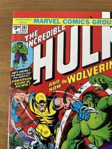 Incredible Hulk Facsimile Edition #181C NM ~ 1st Appearance Of Wolverine.