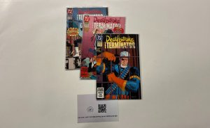 3 Deathstroke The Terminator DC Comics Books # 10 11 12 58 MS7