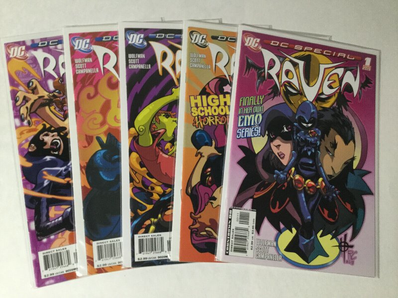 Raven 1-5 1 2 3 4 5 Lot Nm Near Mint Dc