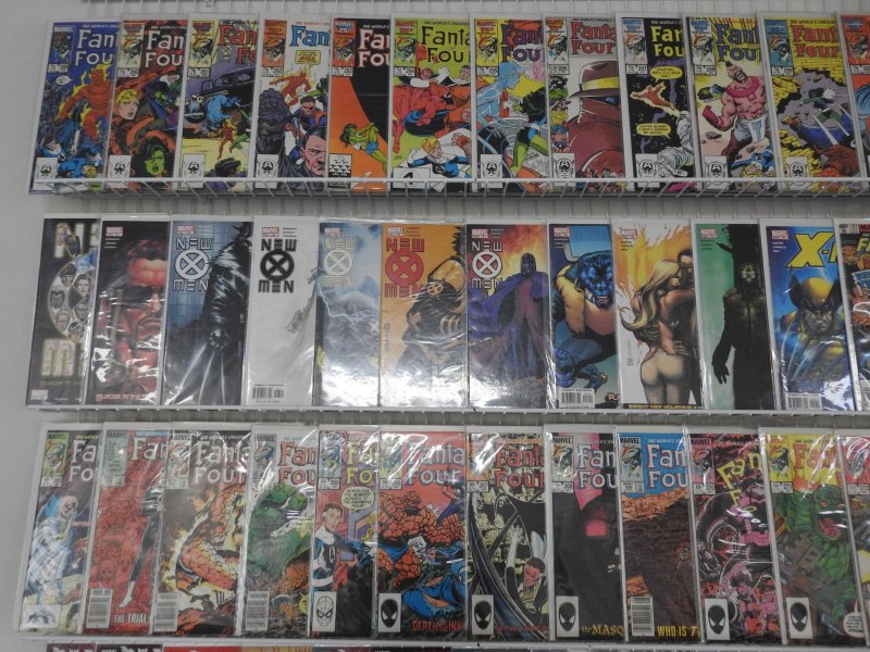 Huge Lot of 180+ Comics W/ Fantastic Four, X-Men, +More! Avg. VF- Condition!