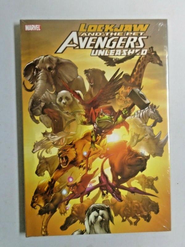 Lockjaw and the Pet Avengers Unleashed #1 Hardcover new in cellophane (2010)