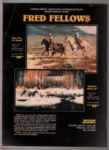 True West 3/1990-Billy the Kid-Robert E. Lee-Outlaws-pulp thrills-VF