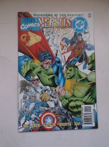 DC VS MARVEL #1-4+HTF PREVIEW W/CARDS, COMPLETE SET, 1ST PRINTS, 1996, NM!!! 