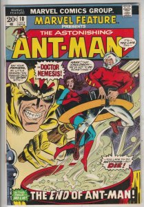 Marvel Feature presents Ant-Man, The Astonishing #10 (Jul-72) VF/NM High-Grad...