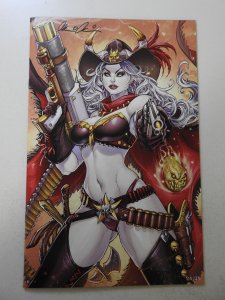 Lady Death: Tribulations #1 Wild West Virgin Art Edition NM Cond! Signed W/ COA!