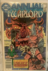 Warlord, The ANNUAL #4 Enter Lost World DC Newsstand Comics 1985 (VF)
