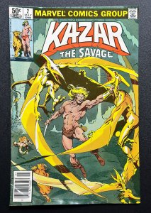 Ka-Zar the Savage #2 Newsstand Edition (1981)
