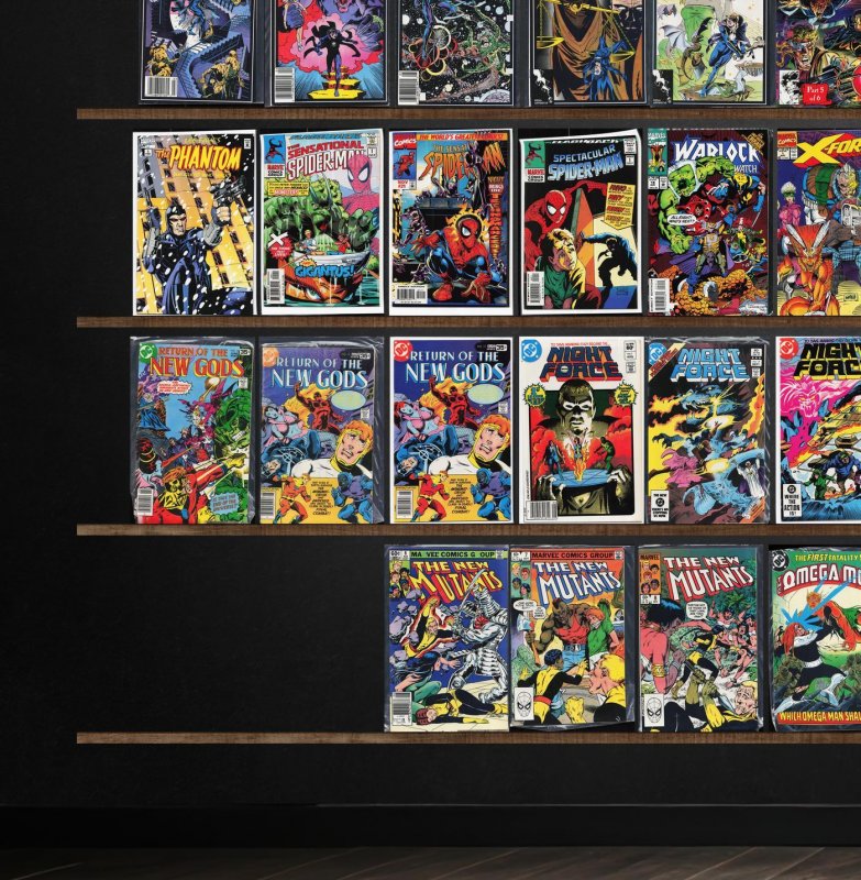 Huge Lot 150+ Comics with The New Mutants, Nightmask, Iron Man & More!