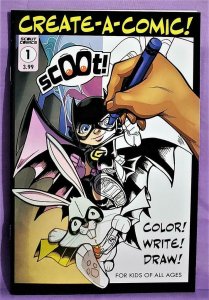 CREATE-A-COMIC #1 Scoot! For Kids of All Ages Color! Write! Draw! (Scout, 2021)! 850015763410