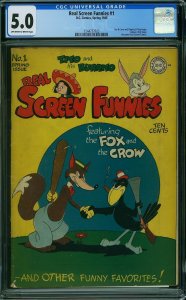 Real Screen Funnies #1 (1945) CGC 5.0 VGF