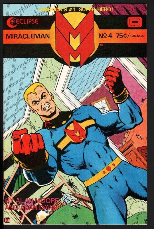 MIRACLEMAN #4-1985-ECLIPSE-COPPER AGE-NICE COPY-HIGH GRADE-NM