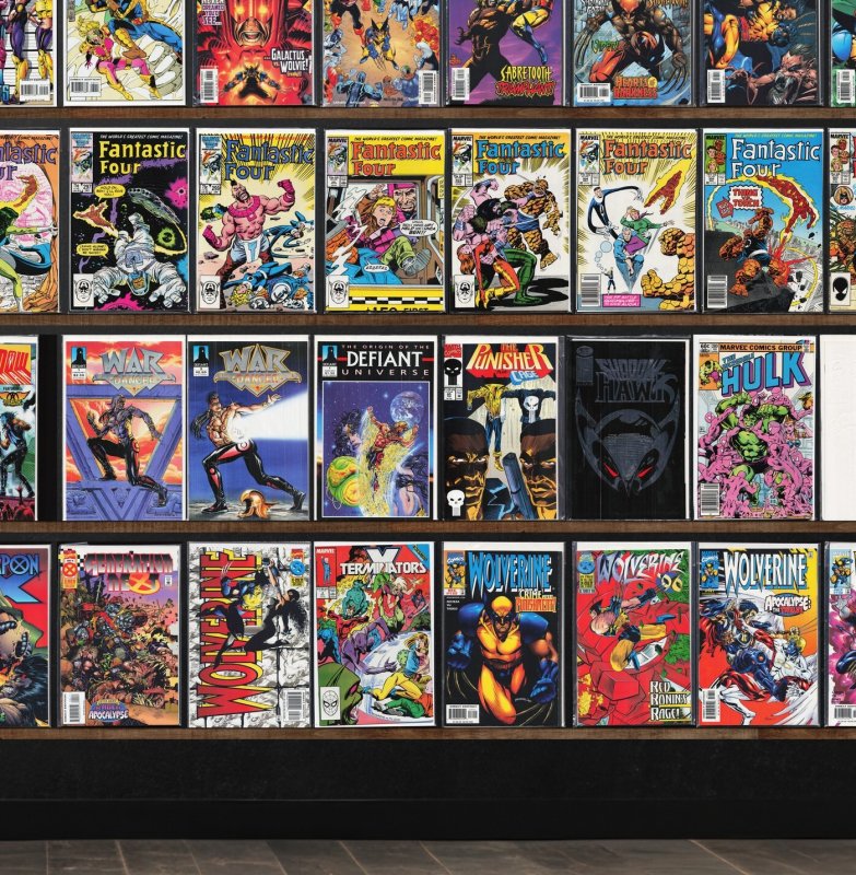 Huge Lot 150+ Comics with Wolverine, Fantastic Four, Cable, X-Force & More!