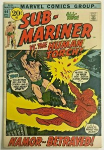 SUB-MARINER#44 FN 1971 MARVEL BRONZE AGE COMICS