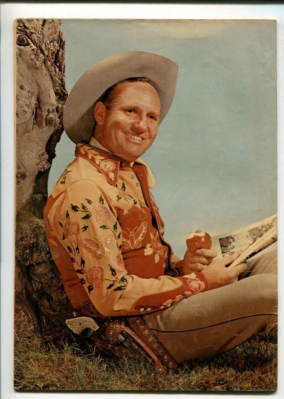 GENE AUTRY #63-1952-DELL-WESTERN-PHOTO COVERS-MOVIE-TV-vg 