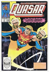 Quasar #1 ORIGINAL Vintage 1989 Marvel Comics