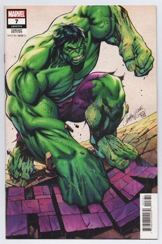 Hulk #7 J Scott Campbell Variant (Marvel, 2022) NM