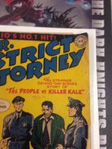 Mr. DIstrict Attorney #7 Poor Condition (details in description) Golden Age DC C