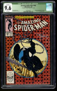 Amazing Spider-Man #300 CGC NM+ 9.6 Signed Todd McFarlane 1st Appearance Venom!