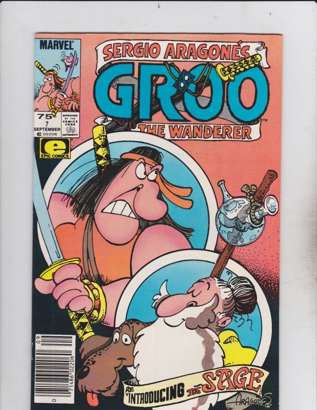 Marvel Comics! Groo the Wanderer! Issue 7!