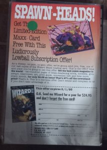 SPAWN  # 8 IMAGE 1993    TODD MCFARLANE  B+W  FRANK MILLER SPAWN POSTER