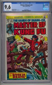 MASTER OF KUNG FU #23 CGC 9.6 WHITE PAGES