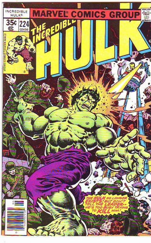 Incredible Hulk #224 (Jun-78) NM- High-Grade Hulk